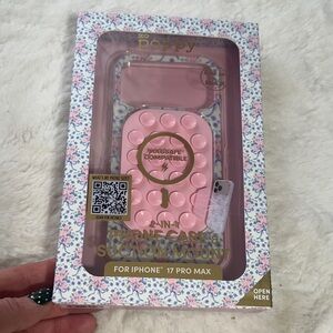 Xo poppy 2-in-1 phone case & suction mount for iPhone 17 pro max